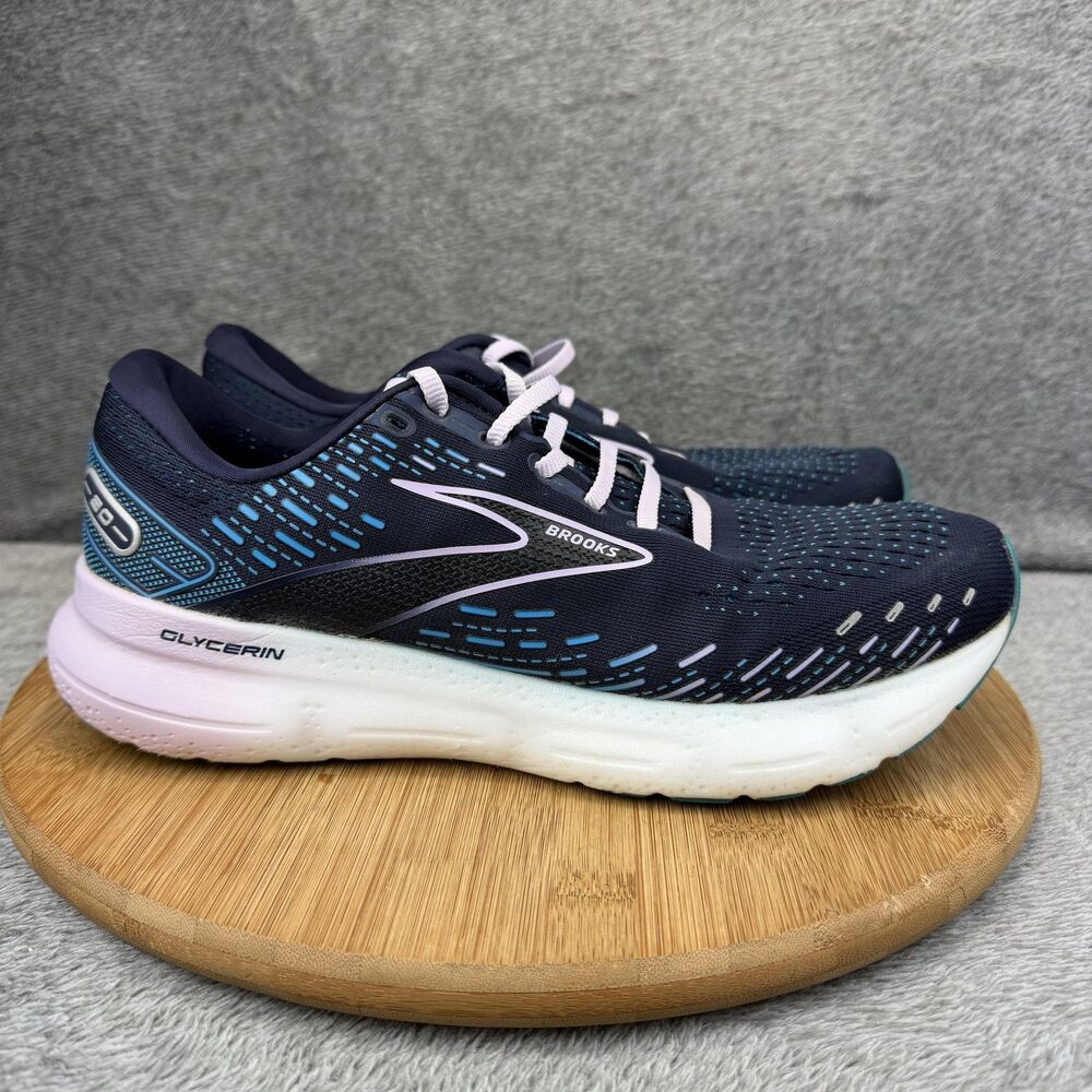 Brooks Glycerin 20 Shoes Womens Size 11 B Blue Running Sneakers 1203691B499